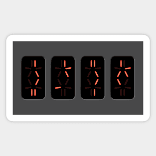 Predator Self-Destruct Countdown Timer Sticker